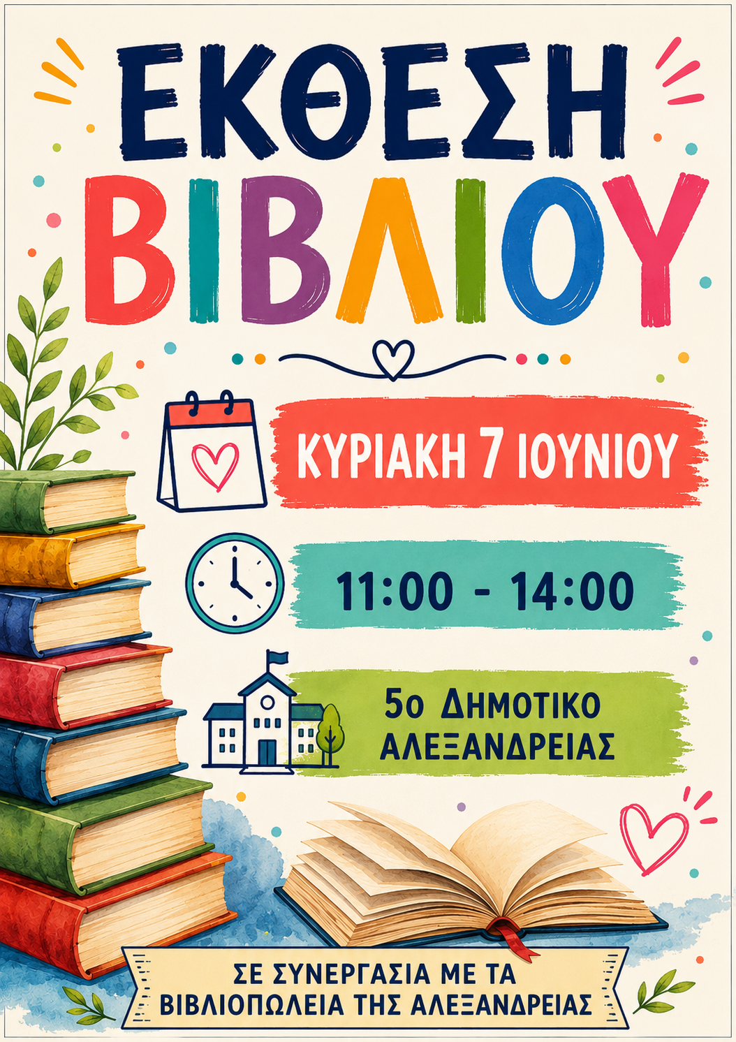 αφίσα έκθεση βιβλίου